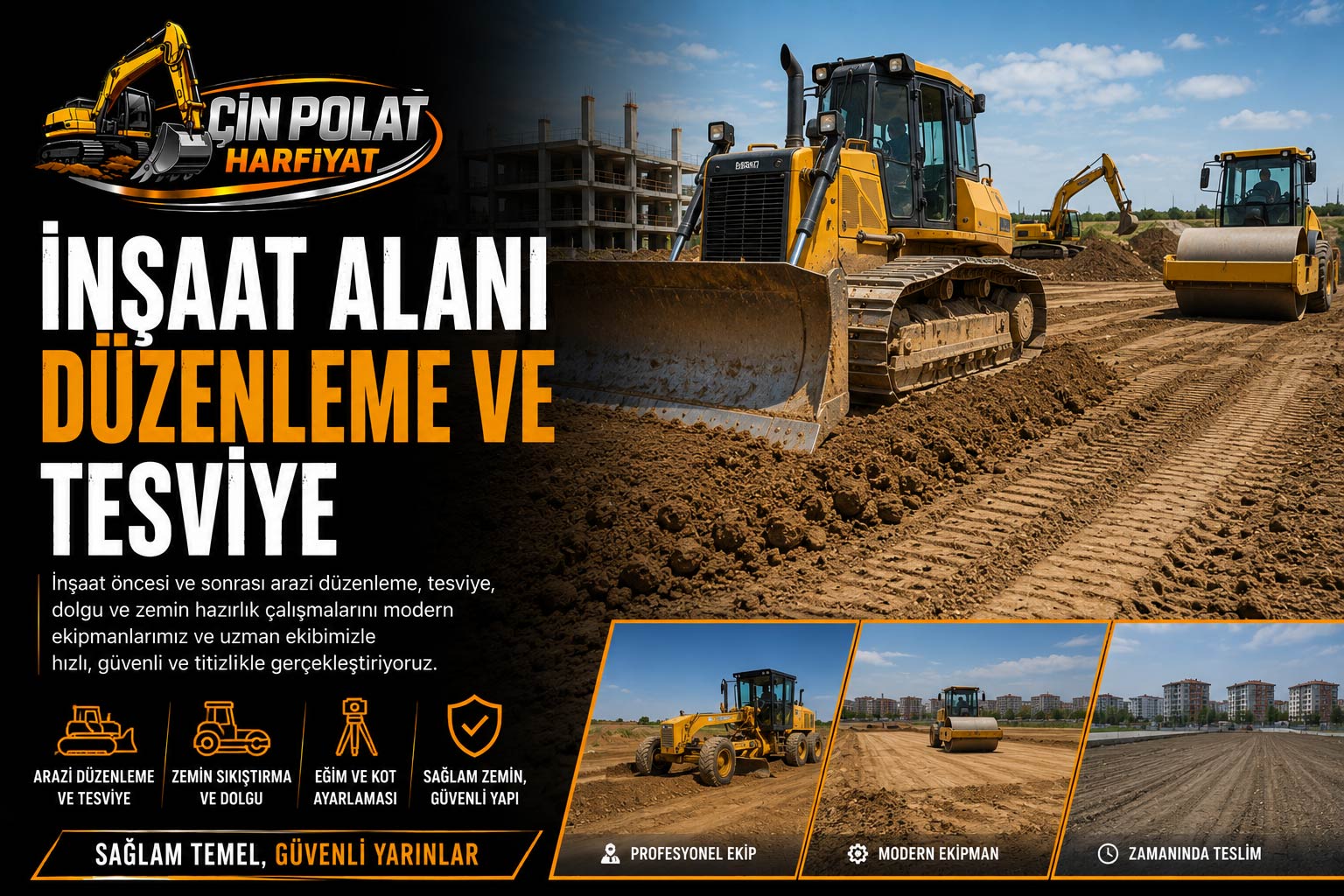 İnşaat Alanı Düzenleme ve Tesviye